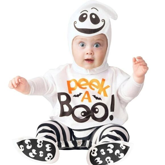Giggly Ghost Halloween Costume for Infant Size 0-6 Months - Picture 1 of 5